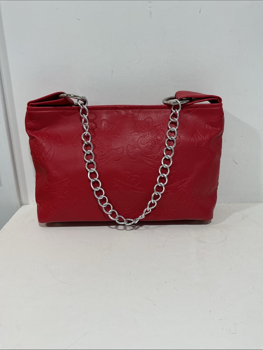 LUX DE VILLE Red True Love Embossed House of Blues Collab Purse - Picture 6 of 13